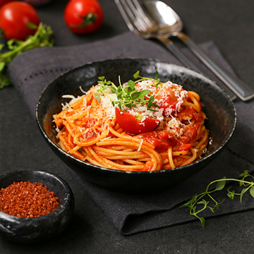 Muzo’s Turkish Kitchen Spaghetti in Aberdeen. 